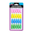 6 Plastic Pencil End Erasers